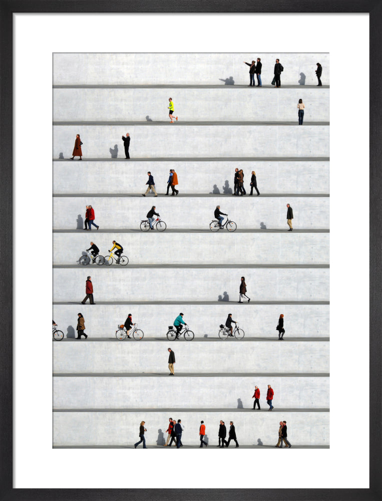 Wall People Detail No.16 by Eka Sharashidze. Unframed art print.