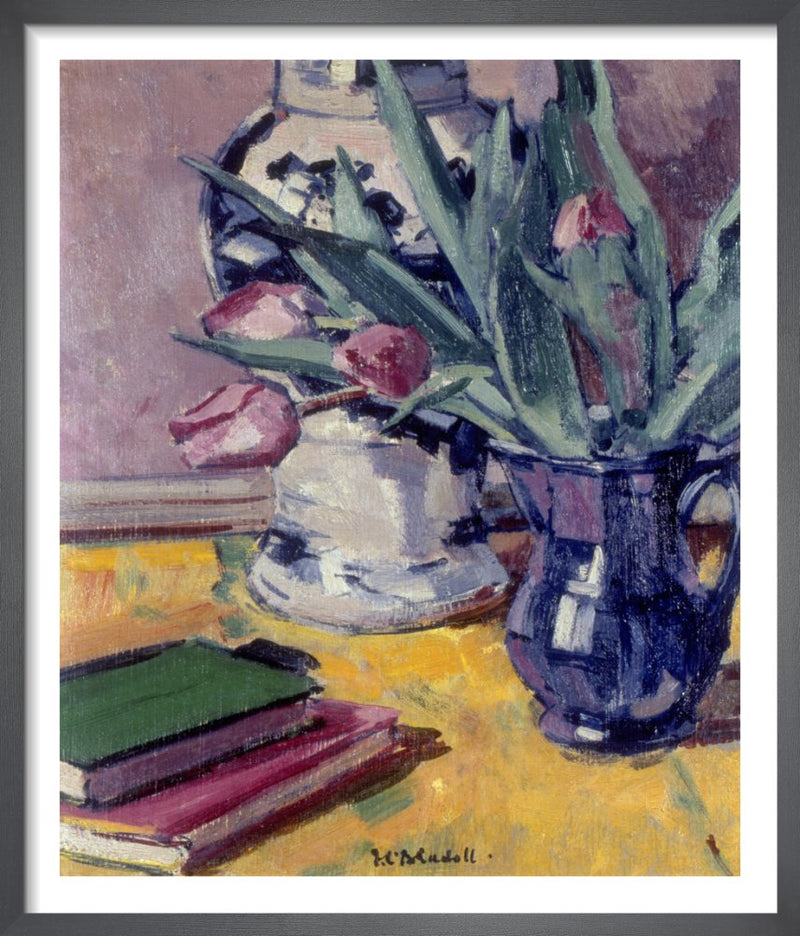 Tulips by Tulips. Framed art print.