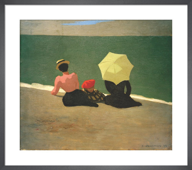 Sur la Plage, 1899 by Sur la Plage, 1899. Framed art print.