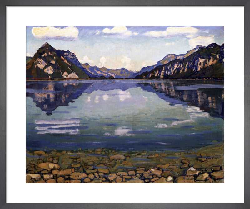 Thunersee with Reflection by Thunersee with Reflection. Framed art print.
