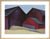 Ends of Barns by Georgia O'Keeffe. Framed art print.