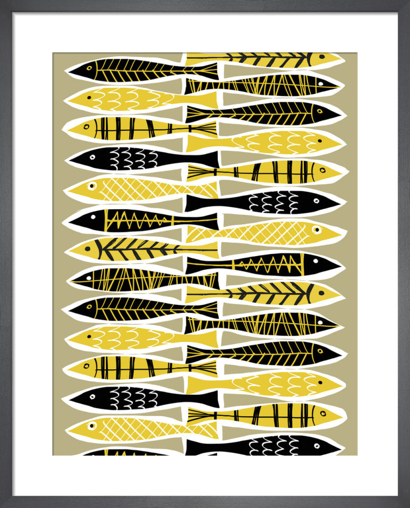 Sardinas by Gillian Martin. Framed art print.