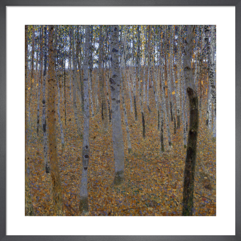 Beech Forest I, c.1902 by Gustav Klimt. Framed art print.