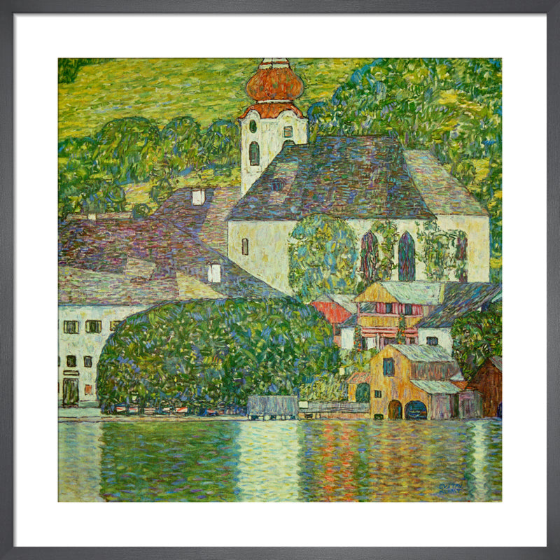 Church in Unterach on the Attersee, 1916 by Gustav Klimt. Framed art print.