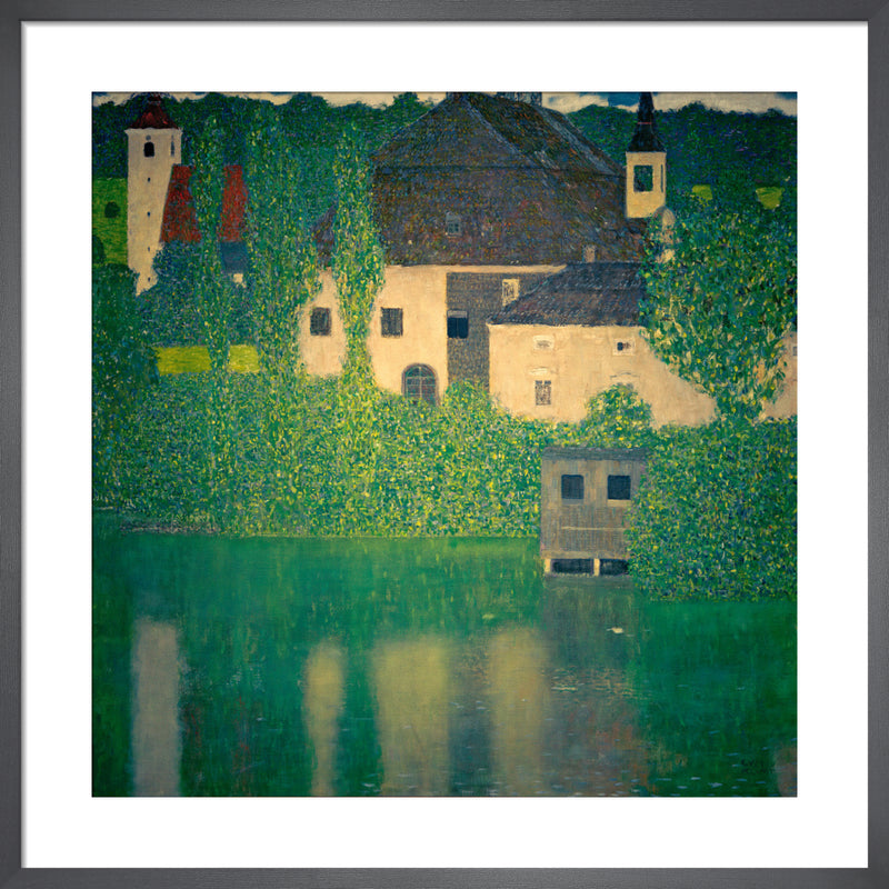 Schloss Kammer on the Attersee I, 1908 by Gustav Klimt. Framed art print.