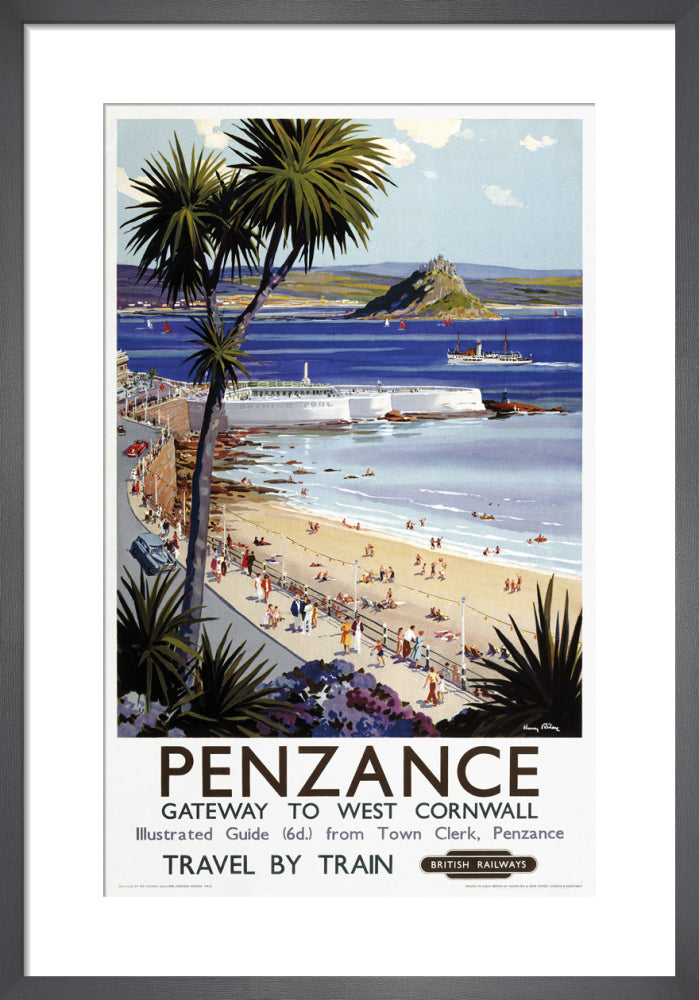 Penzance by Harry Riley. Framed art print.