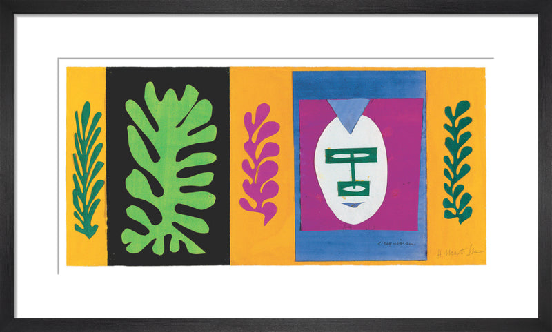 The Eskimo, 1947 by Henri Matisse. Framed art print.