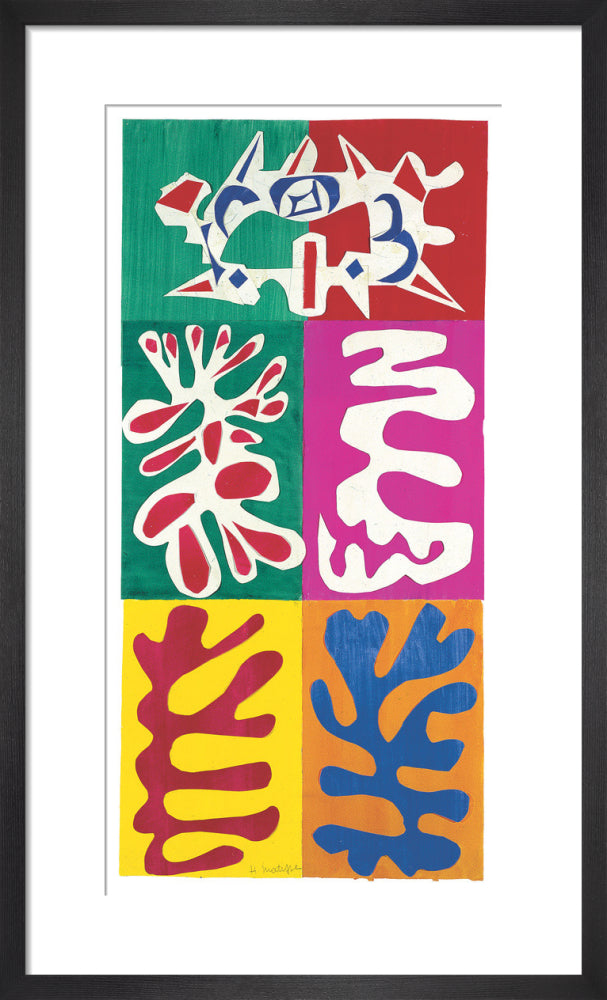 The Panel with Mask, 1947 by Henri Matisse. Framed art print.