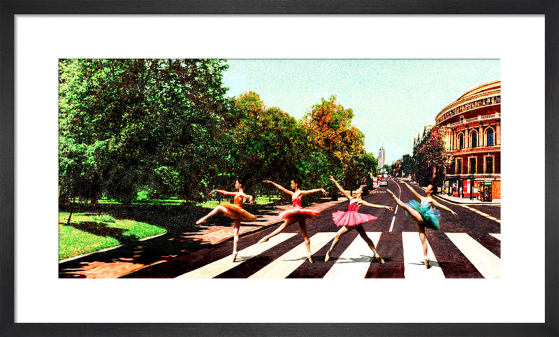 Dance in the Park by Henry Reichhold. Framed art print.