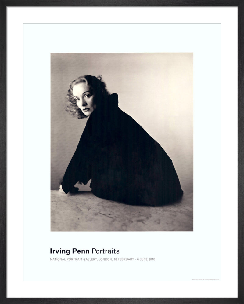 Marlene Dietrich, New York 1948 by Irving Penn. Framed art print.