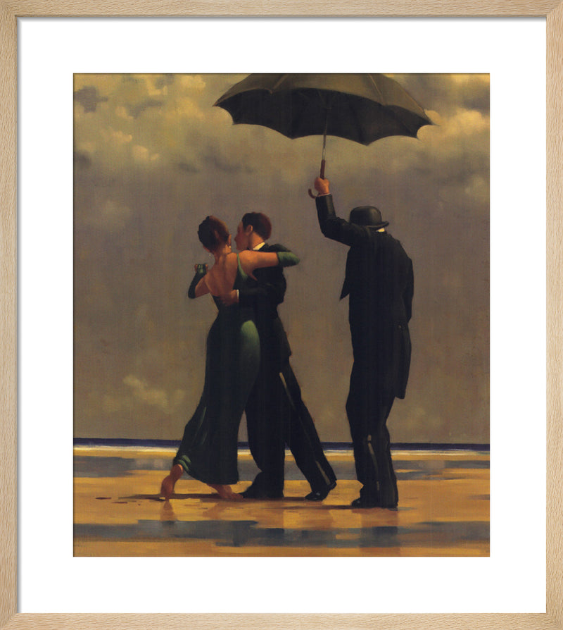 Dancer in Emerald by Jack Vettriano. Framed art print.