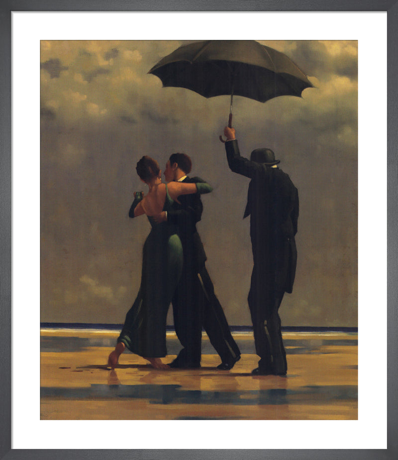 Dancer in Emerald by Jack Vettriano. Framed art print.