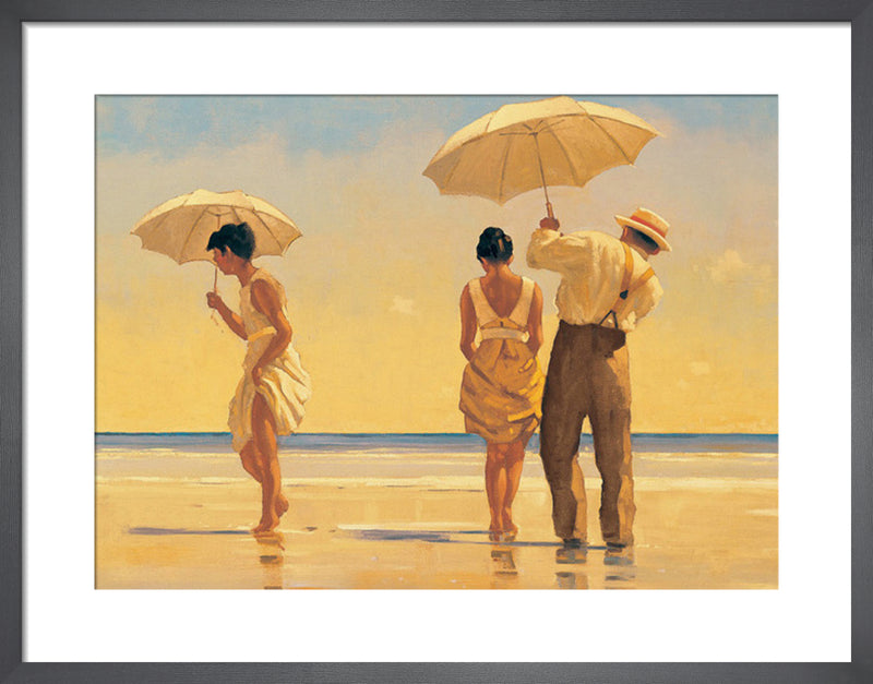 Mad Dogs . . . by Jack Vettriano. Framed art print.
