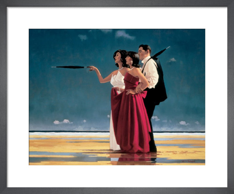 The Missing Man I by Jack Vettriano. Framed art print.