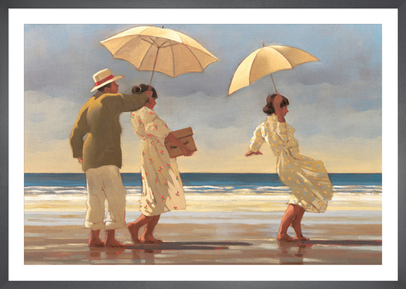 The Picnic Party by Jack Vettriano. Framed art print.