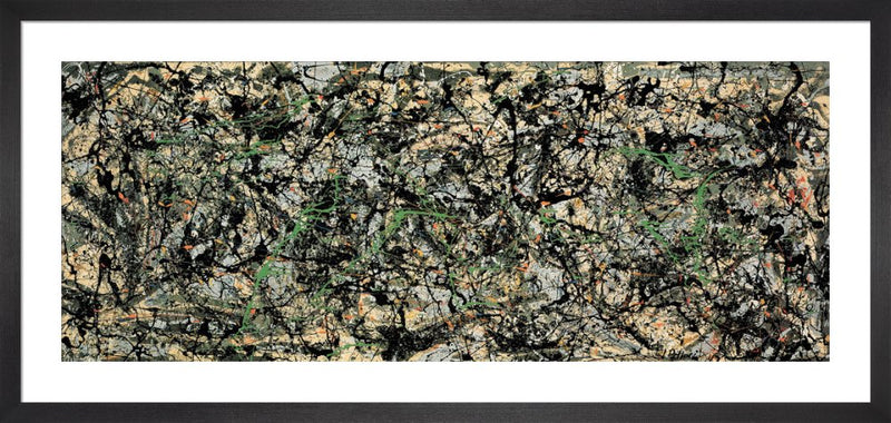 Lucifer by Jackson Pollock. Framed art print.