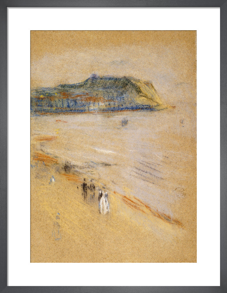 On the Beach, Hastings by James Abbot McNeill Whistler. Framed art print.