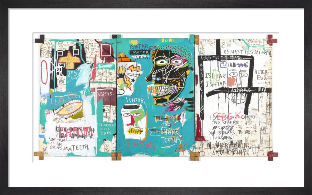 Ishtar 1983 JeanMichel Basquiat Print Framed Art UK