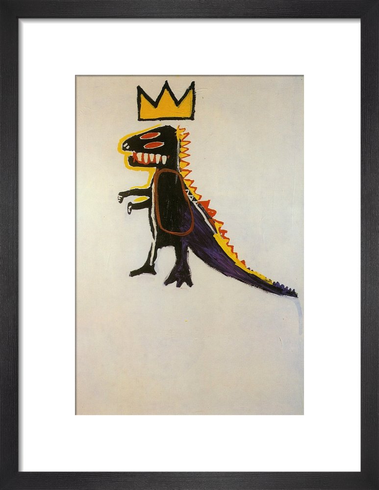 Pez Dispenser, 1984 by Jean-Michel Basquiat. Framed art print.