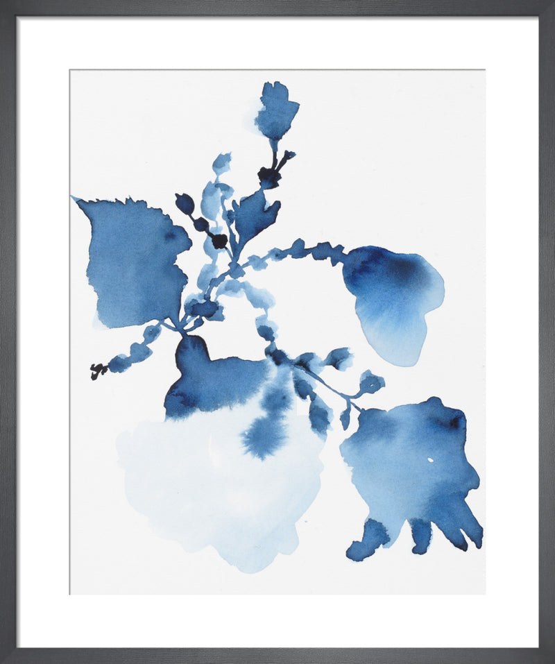 Indigo Rock 2 by Jen Garrido. Framed art print.