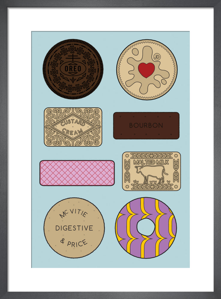 Biscuit Tray by Jeremy Harnell. Framed art print.
