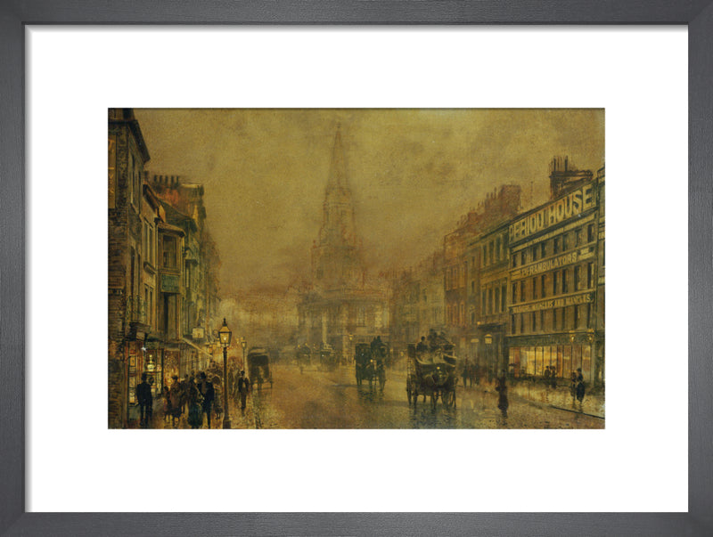 Blackman Street, Borough by John Atkinson Grimshaw. Framed art print.