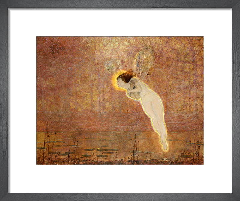 Iris by John Atkinson Grimshaw. Framed art print.