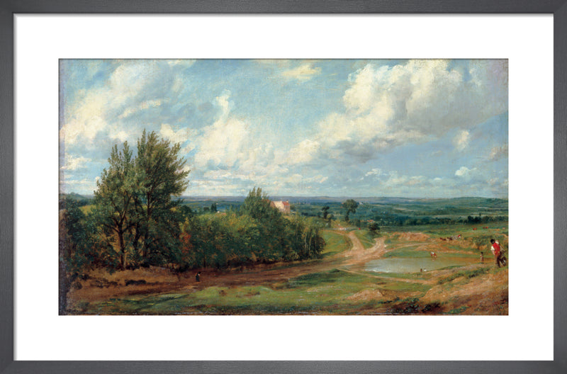 Hampstead Heath, with the House called 'The Salt Box', c.1819 by John Constable. Unframed art print.