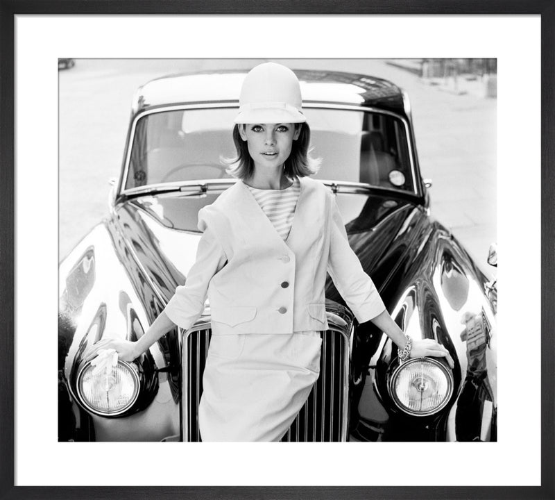 Jean Shrimpton by John French. Framed art print.