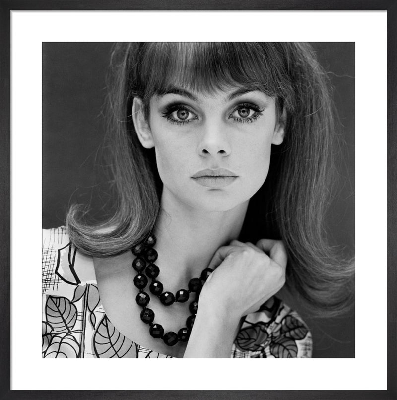 Jean Shrimpton by John French. Framed art print.
