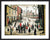 A Procession by L.S. Lowry. Framed art print.