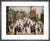 A Village Square by L.S. Lowry. Framed art print.