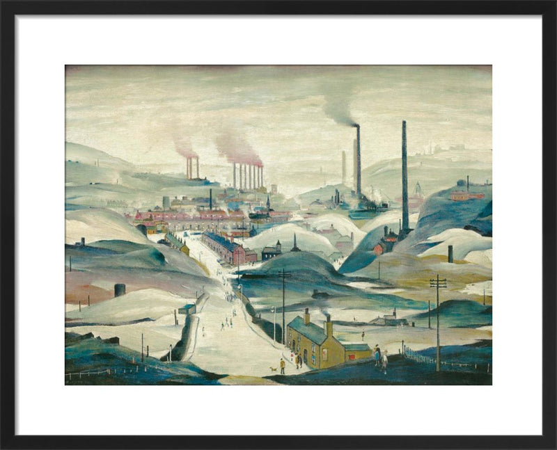 Industrial Panorama by L.S. Lowry. Framed art print.