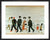 On The Promenade by L.S. Lowry. Framed art print.