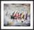 Sailing Boats by L.S. Lowry. Framed art print.