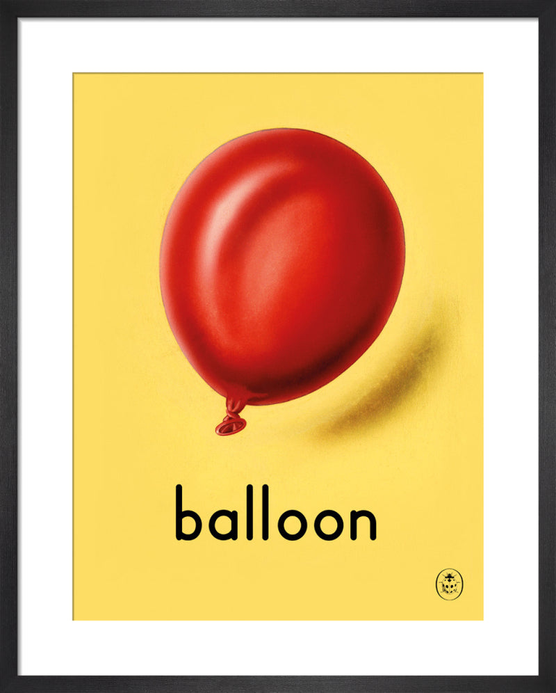 balloon by Ladybird Books. Framed art print.