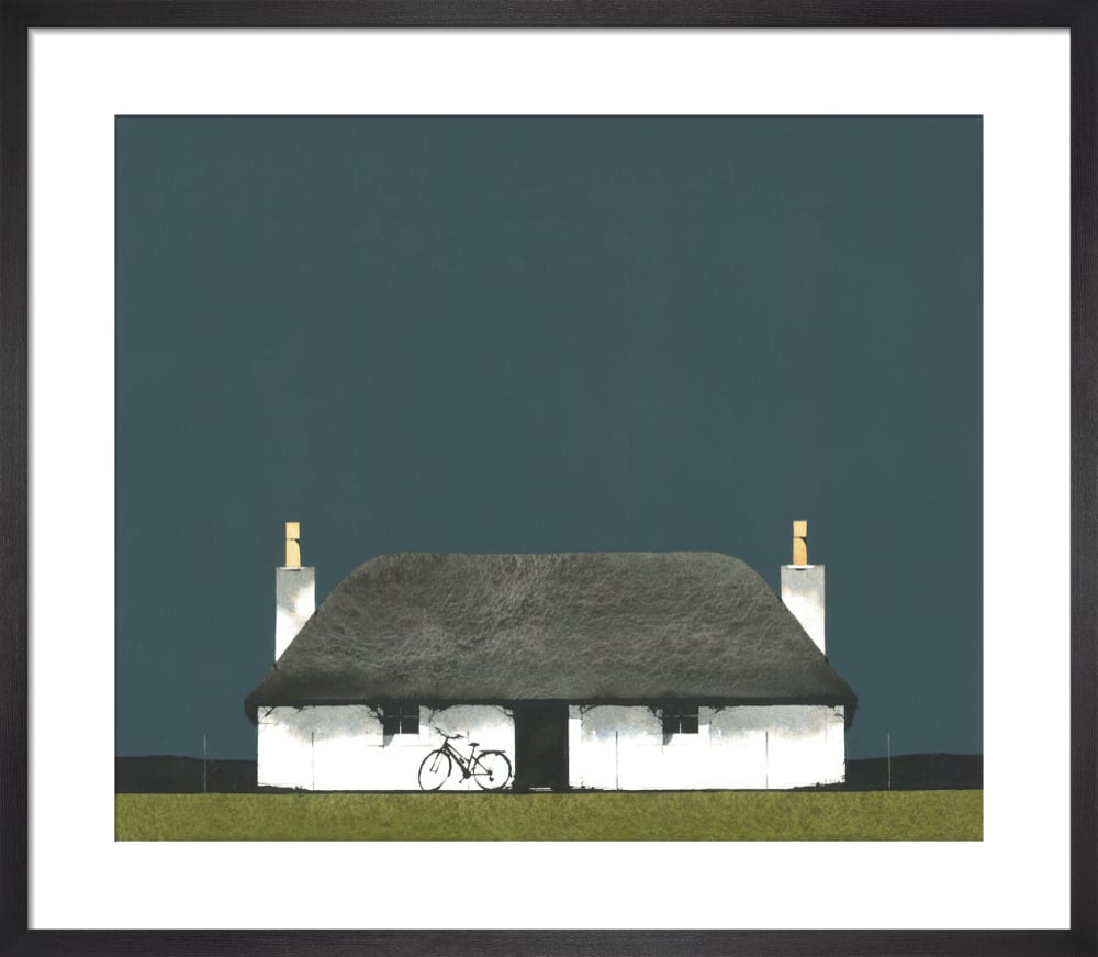 Cottage Bike Framed Print By Ron Lawson Posters co uk cottage-bike-framed-print-by-ron-lawson-posters-co-uk