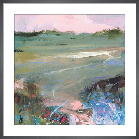 Pink Skies by Lesley Birch. Framed art print.