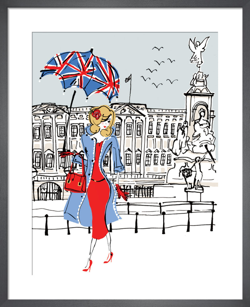 Rule Britannia by Louise Cunningham. Framed art print.