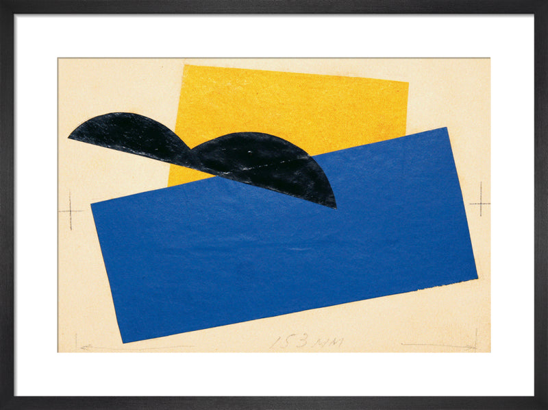 Embroidery Design for Verbovka Village Folk Centre, 1917 by Lyubov Popova. Framed art print.