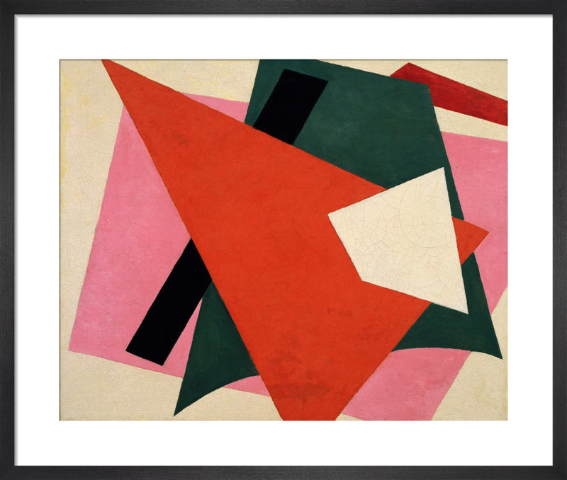 Painterly Architectonic, 1917 by Lyubov Popova. Framed art print.