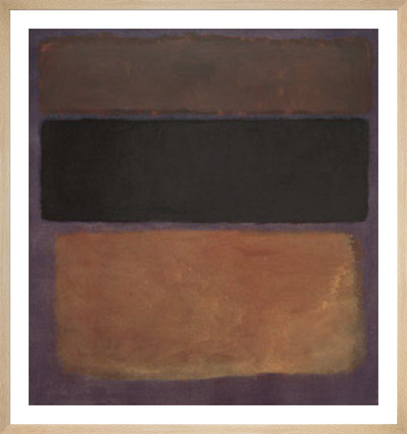No. 10, 1963 by Mark Rothko. Framed art print.