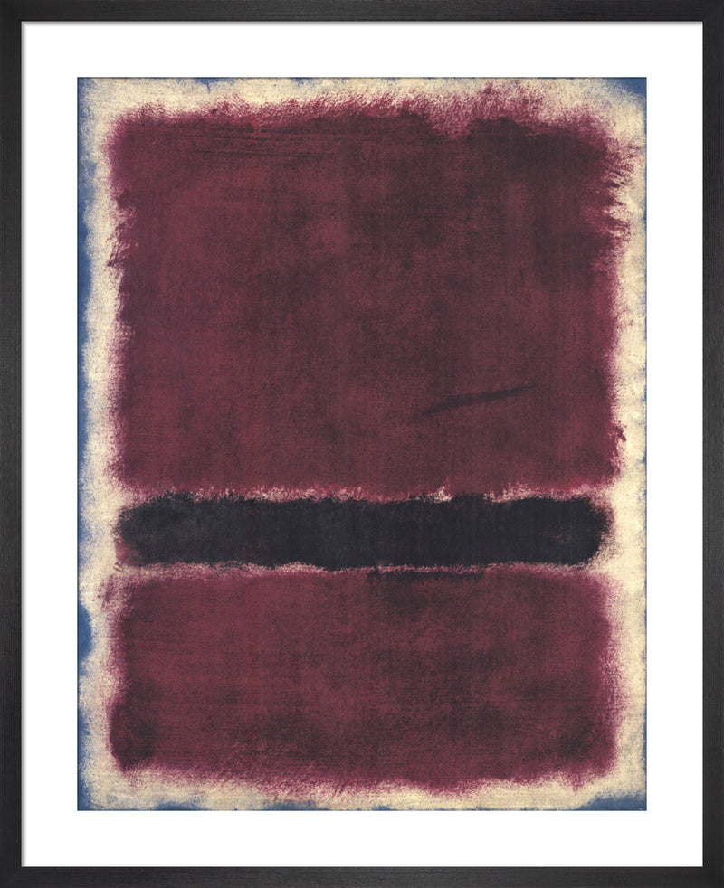 Untitled, 1963 by Mark Rothko. Framed art print.