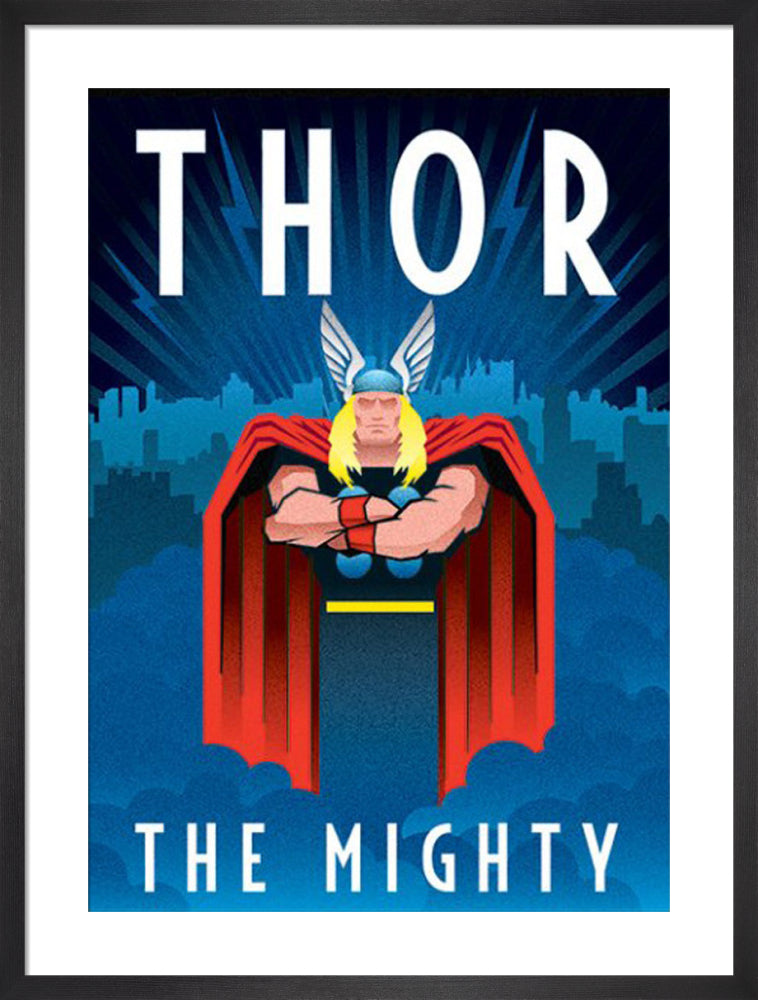 Marvel Deco by Marvel Comics. Framed art print.