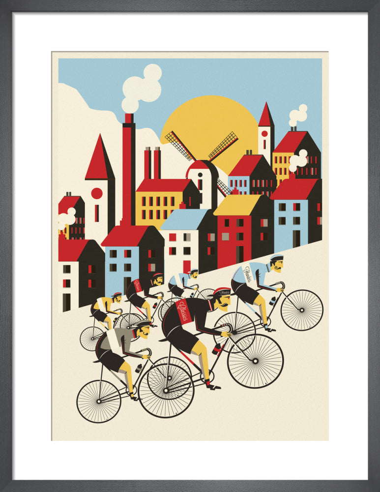 Tour by Neil Stevens. Framed art print.