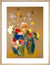 Three Vases of Flowers, c.1908 by Odilon Redon. Framed art print.
