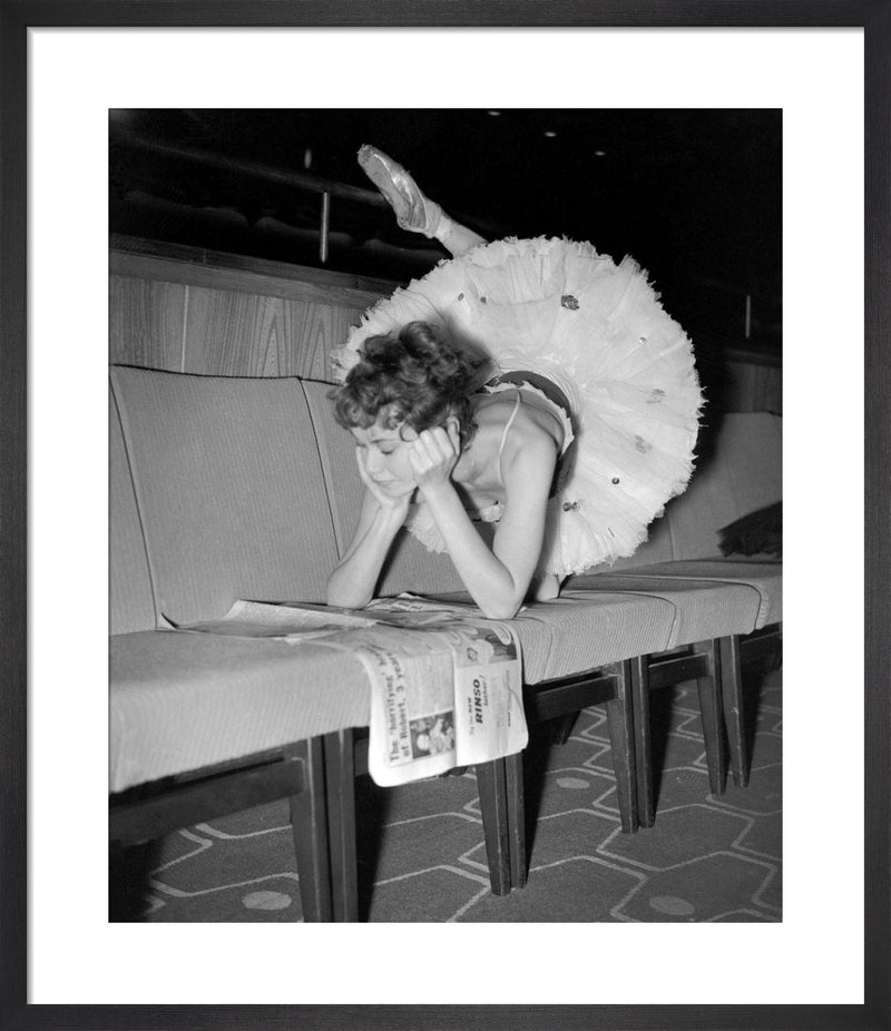 Ballet Rehearsals, 1952 by PA Images. Framed art print.