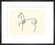 La cheval by Pablo Picasso. Framed art print.
