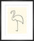 Le flamand rose by Pablo Picasso. Framed art print.