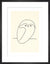 Le hibou by Pablo Picasso. Framed art print.